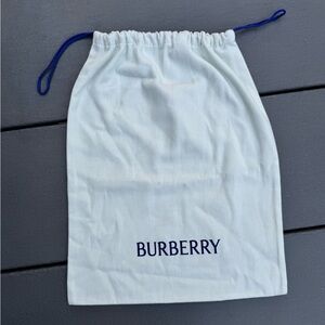 Burberry Dust Bag with Blue Accents